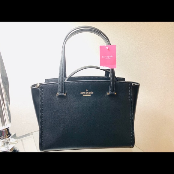 NWT Kate Spade   Black Leather Satchel - Picture 5 of 5